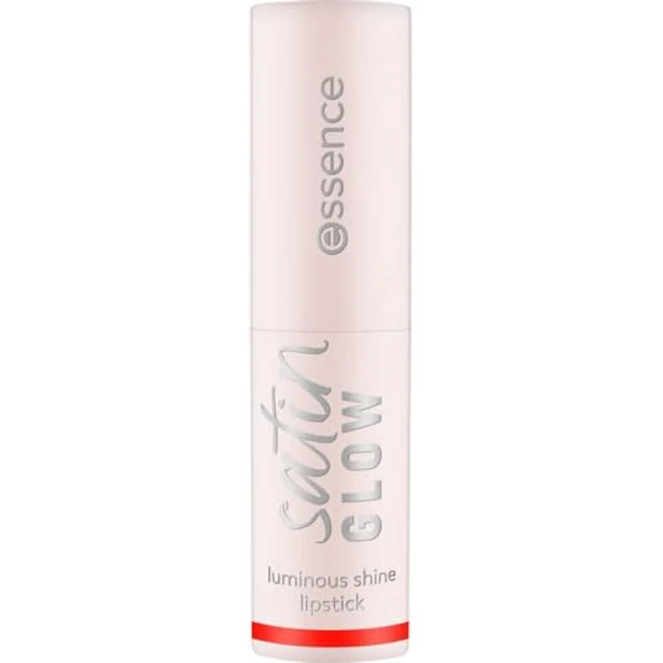 essence satin GLOW, cremiger Lippenstift mit Satin-Finish, Farbton 07 Coral It A Day, 3.5 g – Bild 2