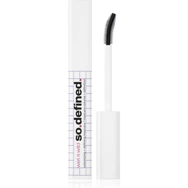 Wet n Wild Mega Volume So Defined, Mascara für voluminöse und definierte Wimpern, Farbton Black, 10 ml