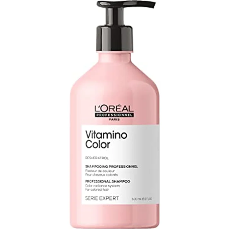 L'Oréal Professionnel Vitamino Color Shampoo | schützt und bewahrt die Haarfarbe | verhindert Schäden | verleiht Lebendigkeit und verbessert den Glanz | für gefärbtes Haar | 500 ml – Bild 1
