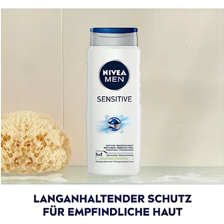 NIVEA MEN Pflegedusche Sensitive Duschgel 500 ml – Bild 4