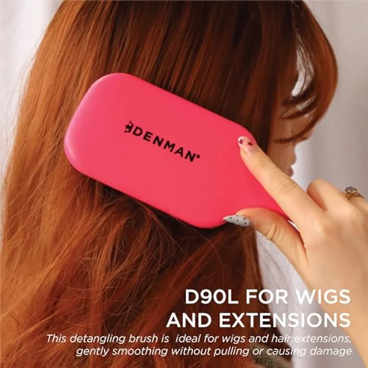 Denman Detangling Tangle Tamer Ultra Roze Bürste – Bild 6