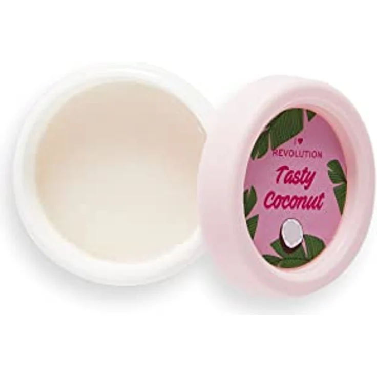 Makeup Revolution I Heart Revolution Tasty Coconut Lip Scrub, Lippenpeeling für weiche Lippen, vegan und tierversuchsfrei, 20 ml – Bild 3