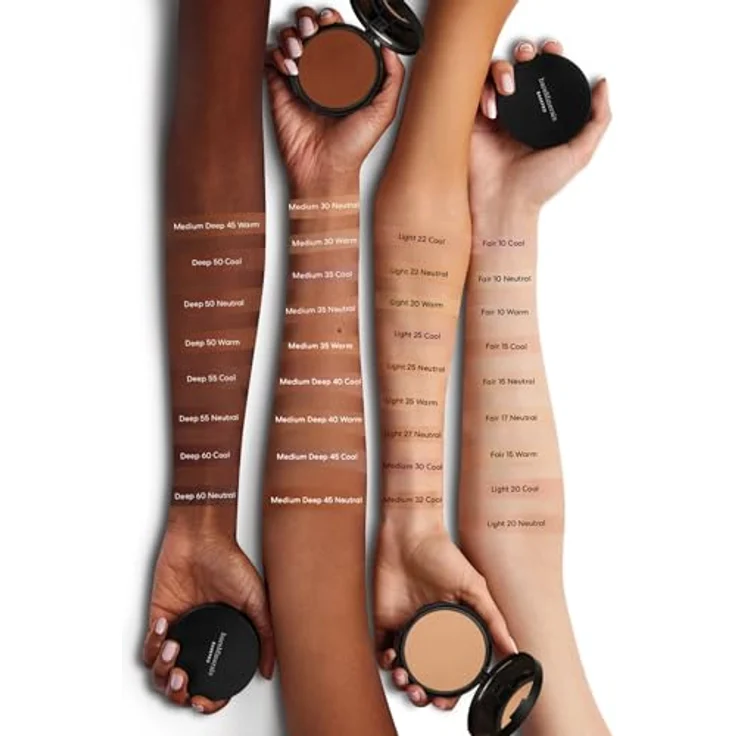 Bare Minerals Barepro 16-Hour Powder Foundation, langanhaltende Puder-Foundation mit schichtbarer Deckkraft, 27-Neutral - 8g – Bild 6