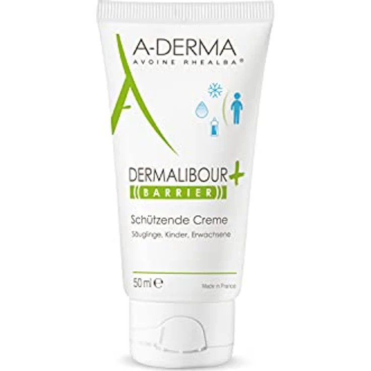 A-Derma Dermalibour Barrier Creme Protectrice Irritierte Geschädigte Haut 50 ml Tagespflege – Bild 2