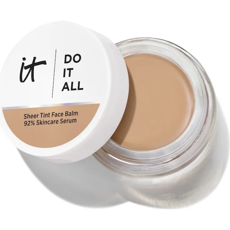 IT Cosmetics Do it All Tint Face Balm Foundation, getönte Feuchtigkeitscreme mit transparenter Deckkraft für reife Haut, 18 g, MEDIUM NEUTRAL