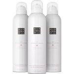 RITUALS The Ritual of Sakura Vorteilspack mit 3 x Duschschaum – Duschgel mit Kirschblüten und Reismilch – zarter, blumiger Duft – Value Pack 3 x 200 ml