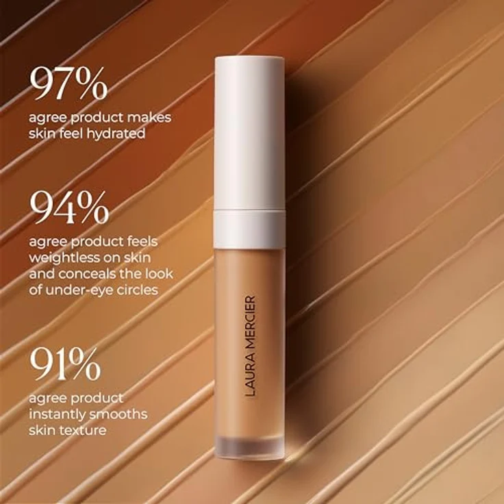 Laura Mercier Real Flawless Concealer 2W1, 5,4 ml, mit bis zu 16 Stunden Halt, naturgetäuschliches Finish – Bild 6