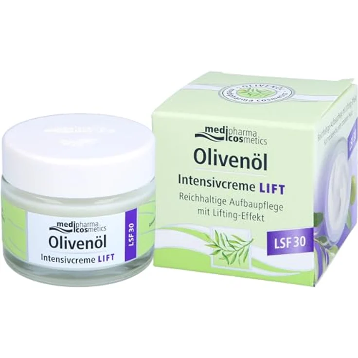 Medipharma Cosmetics Olivenöl Intensivcreme Lift | Mit LSF 30 | Mit Lifting-Effekt | 50 ml – Bild 2