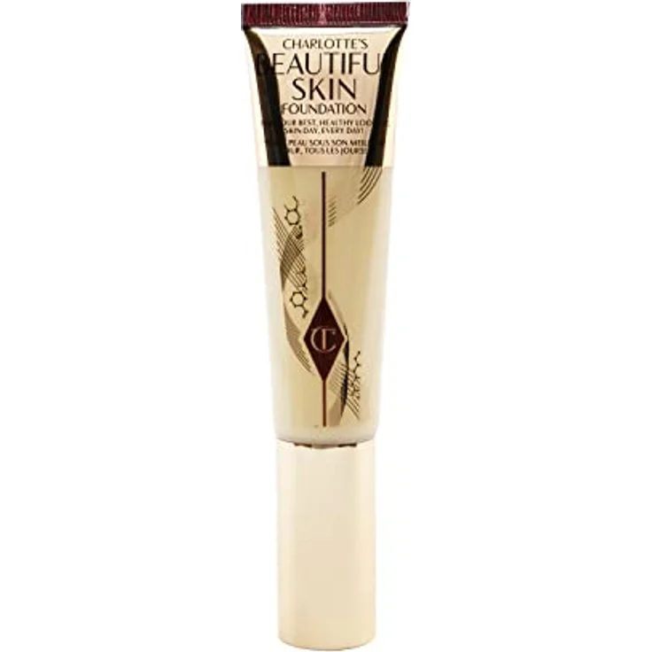 Charlotte Tilbury Charlotte’s Beautiful Skin Foundation, 30 ml, neutral - vegane Formel mit Rosenkomplex und Hyaluron, Glow-Effekt – Bild 1