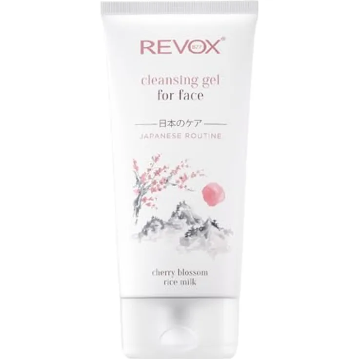 Revox B77 JAPANESE ROUTINE Reinigungsgel für das Gesicht, 150 ml, sanfte Gesichtsreinigung mit Panthenol und Koffein