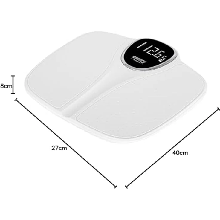 Camry, Personenwaage, Bathroom scale CR 8171w Maximum weight (capacity) 180 kg, Accuracy 50 g, Body Mass Index (BMI) (180 kg) – Bild 11
