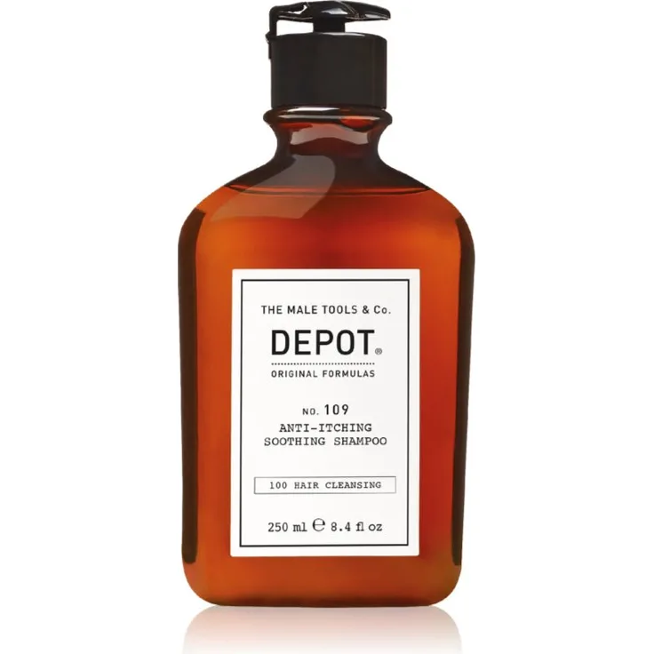 DEPOT 100 HAIR CLEANSING NO. 109 ANTI-ITCHING SOOTHING SHAMPOO, beruhigendes Shampoo für alle Haartypen, 250 ml