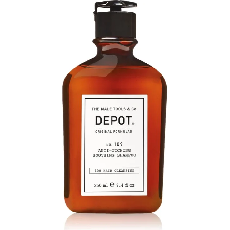 DEPOT 100 HAIR CLEANSING NO. 109 ANTI-ITCHING SOOTHING SHAMPOO, beruhigendes Shampoo für alle Haartypen, 250 ml