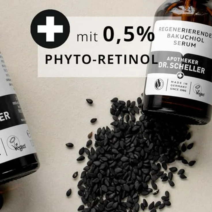 Dr. Scheller Regenerierendes Bakuchiol Serum, 15 ml für alle Hauttypen, mit natürlichen Ölen und Bio-Inhaltsstoffen – Bild 7