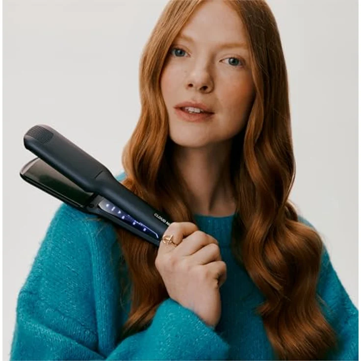 Cloud Nine 2-in-1 Contouring Wide Iron, Glätteisen & Lockenstab mit Sericite®-Platten, Revive Mode®, 11 Temperatur-Einstellungen (100–200 °C) für gesundes Styling – Bild 5