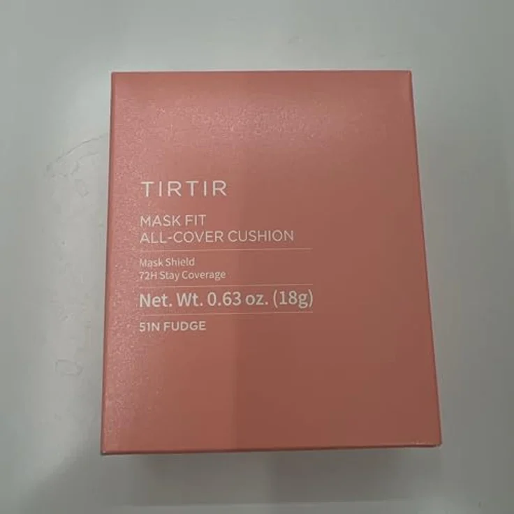 TIRTIR Mask Fit All Cover Cushion, mattierendes Make-up mit Hyaluronsäure, Farbton 51N Fudge, 18 g – Bild 7