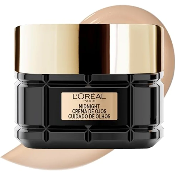 L'Oréal Paris Age Perfect Midnight Augencreme, Anti-Aging und Anti-Falten für reife Haut, 15 ml mit erholsamem Schlafeffekt