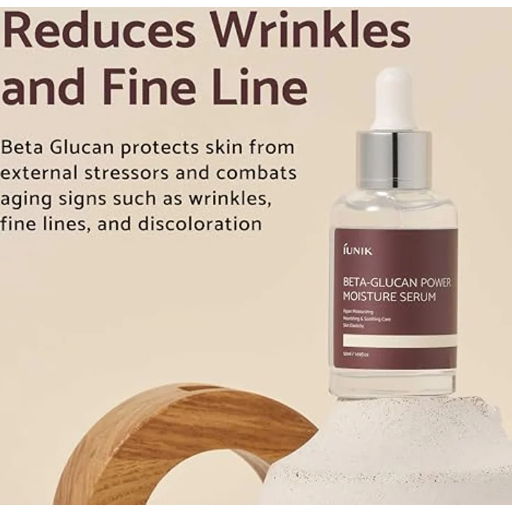 iUnik Beta-Glucan Power Moisture Serum Feuchtigkeitsserum 50 ml mit feuchtigkeitsspendender Wirkung – Bild 6