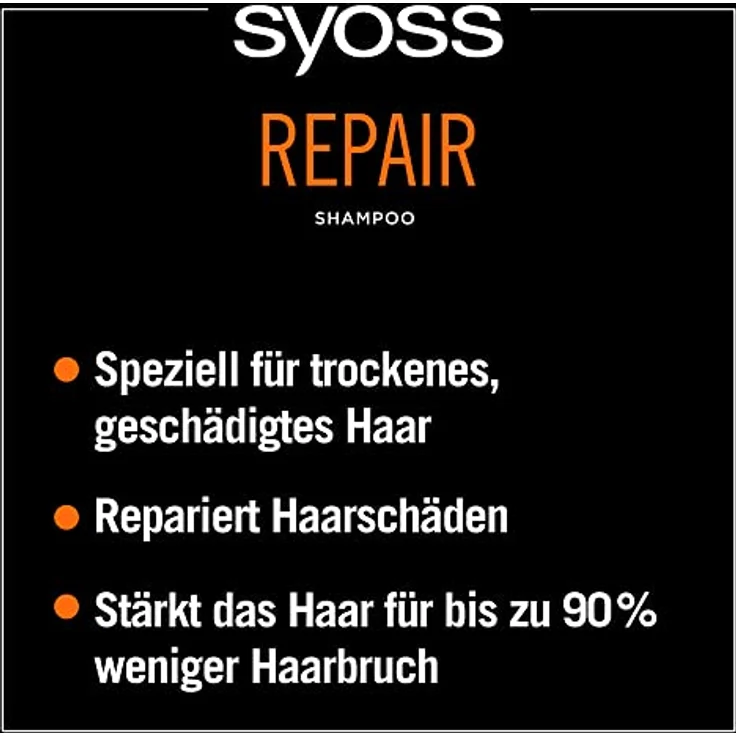 syoss Haarpflege syoss Haarpflege Repair Shampoo Haarshampoo 440 ml – Bild 4