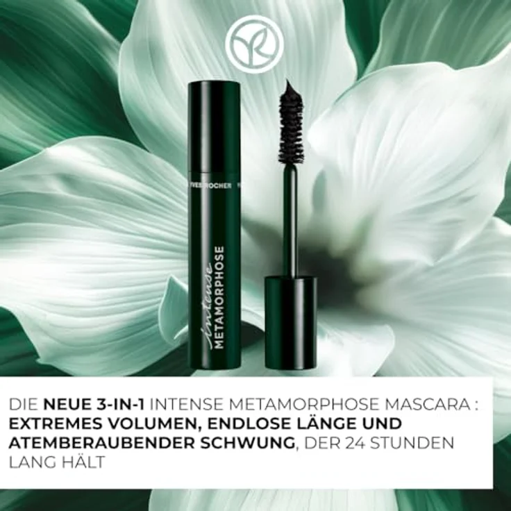 Yves Rocher Mascara INTENSE METATORMOPHOSE Noir - Wimperntusche für volle Wimpern und schöne Augen - intensives Schwarz & 24 Stunden Halt - 7.8 ml – Bild 2