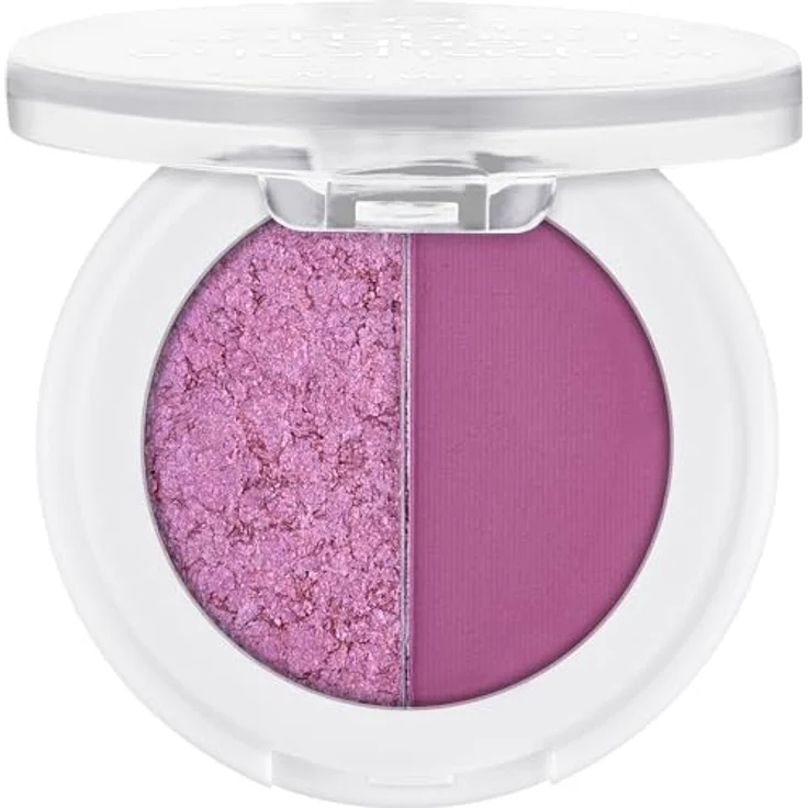 essence cosmetics soft touch duo eyeshadow, Lidschatten, Nr. 02, Violett, langanhaltend, vegan, ohne Mikroplastikpartikel, Nanopartikel frei, 1er Pack (1.8g) – Bild 1