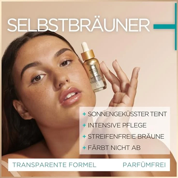 GARNIER Gesichtsserum, Selbstbräunungskonzentrat Natural Bronzer, 30 ml, für einen natürlichen Teint und intensive Pflege – Bild 2