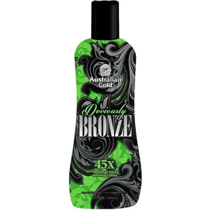 Australian Gold Deviously Bronze Dark Bronzing Tanning Lotion, 250 ml - intensiver Bräunungseffekt