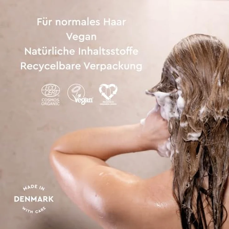 Urtekram Soothing Lavender Maximum Shine Shampoo, 500 ml für intensiven Glanz und Frizz-Kontrolle mit biologischem Lavendelöl – Bild 3