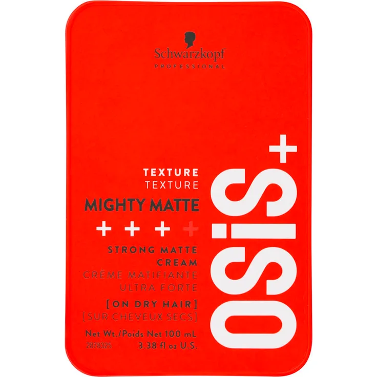 Schwarzkopf Professional OSIS+ Texture Mighty Matte, Stylingcreme mit starkem Halt und mattem Finish, 100 ml