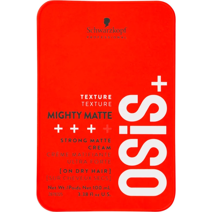 Schwarzkopf Professional OSIS+ Texture Mighty Matte, Stylingcreme mit starkem Halt und mattem Finish, 100 ml