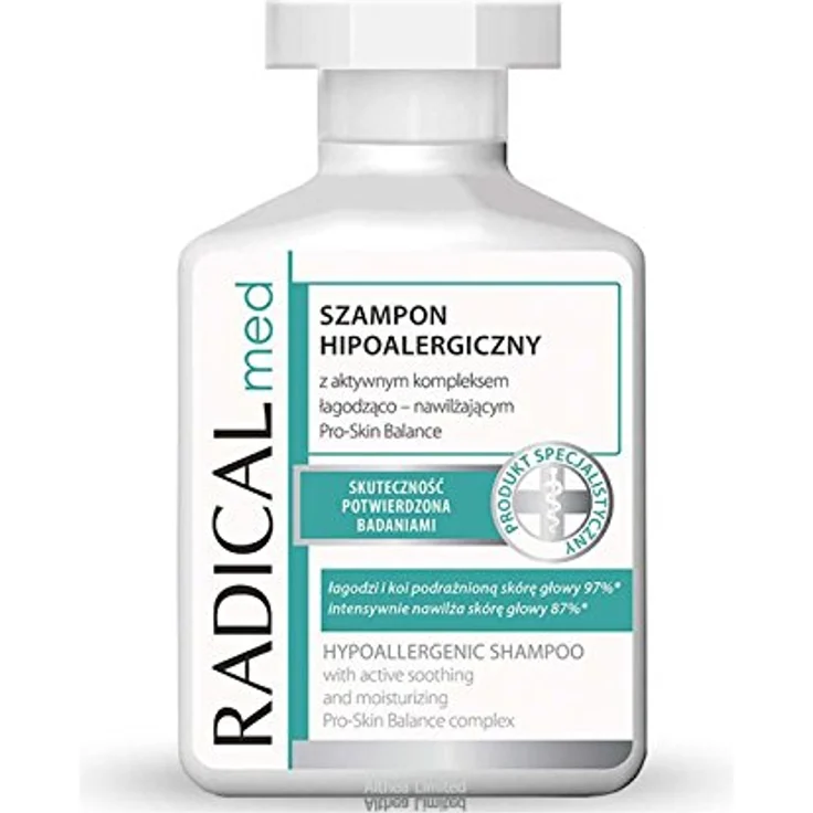 Farmona Radical Med Shampoo Hypoallergenic with Pro-Skin Balance Comlex 300ml, Reduces Itching, Paraben-Free – Bild 1