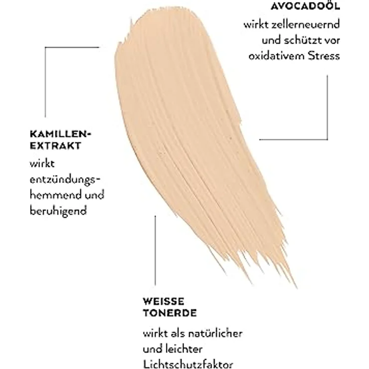 Und Gretel Lieth Foundation 30 ml Nr. 1,5 - Soft Light, leichte und pflegende Foundation mit hoher Deckkraft – Bild 2