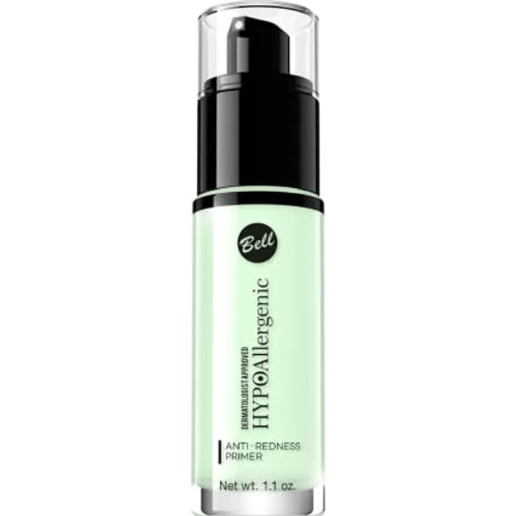 HYPOAllergenic Anti-Redness Primer, 30 g - grüne Base zur Neutralisierung von Rötungen, feuchtigkeitsspendend für empfindliche Haut