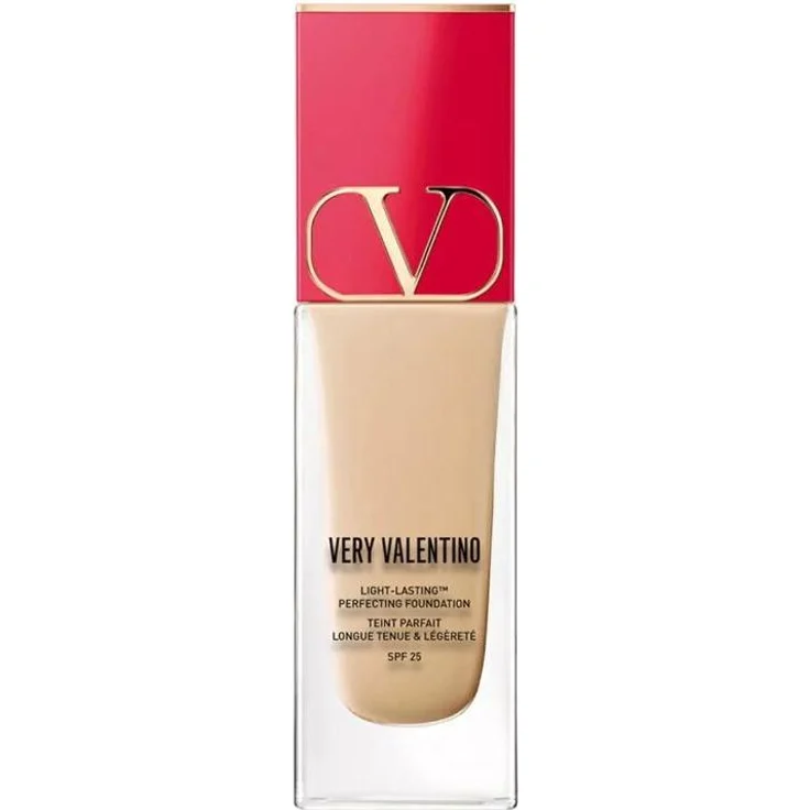Valentino Very Liquid Foundation La3, Foundation mit SPF 25 für alle Hauttypen, 25 ml