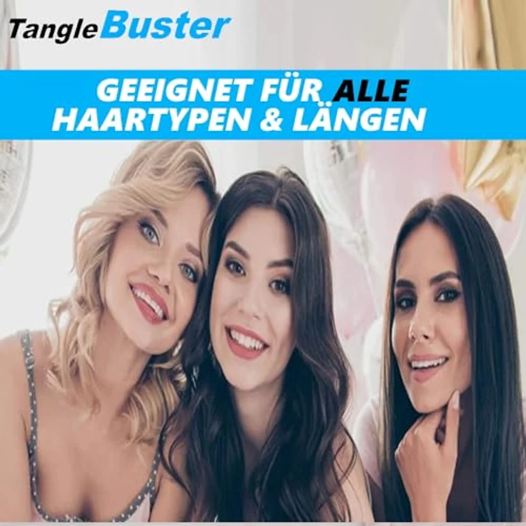 TangleBuster Anti Tangle Bürste Anti Haarbruch, entwirrende Bürste biegsame Borsten für nasses Haar – Bild 5