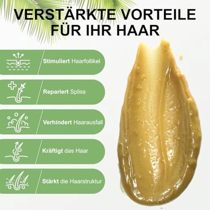P-Beauty Bio Batana Öl 120g, für Haarwachstum & Haarpflege, feuchtigkeitsspendend für Haare, Haut & Nägel, stärkt Haarfollikel, repariert Spliss, Anti-Frizz, glänzendes & geschmeidiges Haar – Bild 5