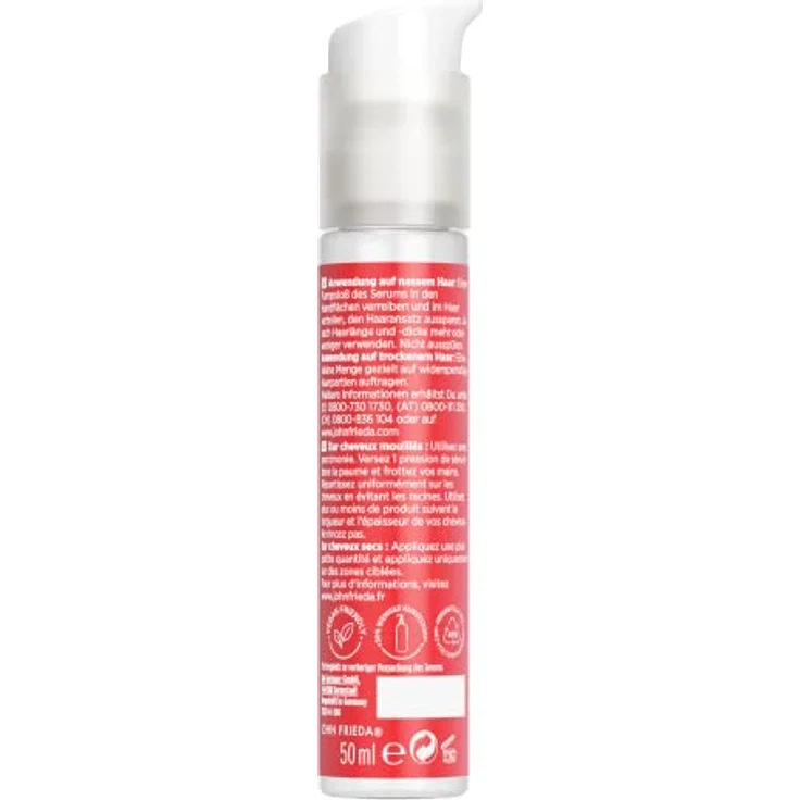 John Frieda 4 in 1 Original Serum - Inhalt: 50ml - Haartyp: normal bis dick - Aus der Frizz Ease Serie - Bändigt Frizz - Schützt vor Hitze & Luftfeuchtigkeit – Bild 4