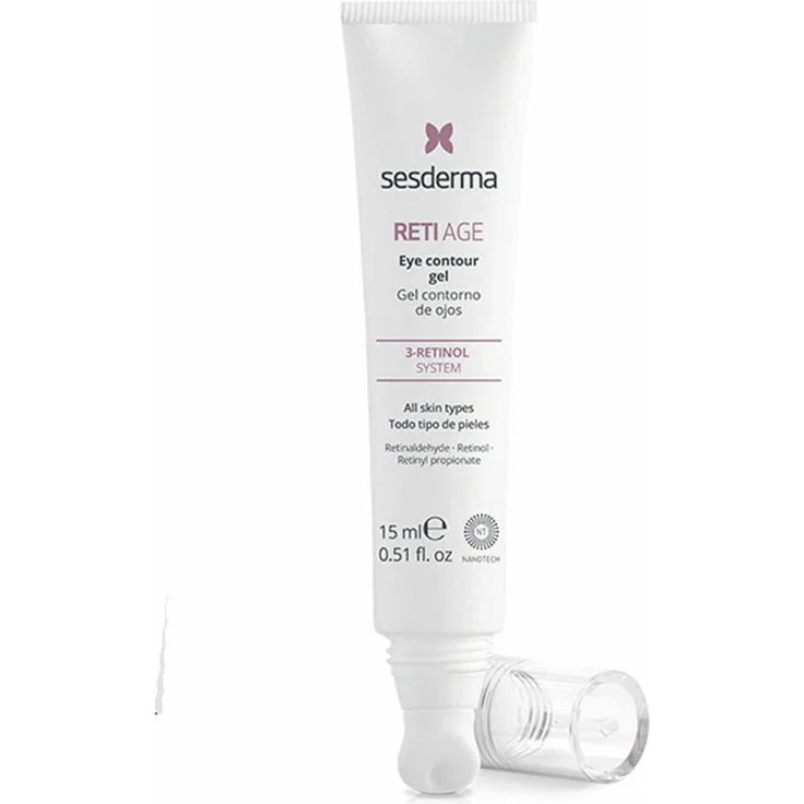 Sesderma Reti Age Augenkontur Gel, 15 ml – feuchtigkeitsspendendes Gel zur Reduzierung von feinen Linien und Falten, dermatologisch getestet
