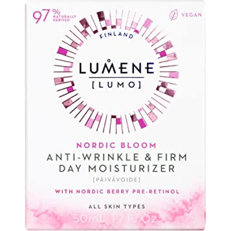 LUMENE Nordic Bloom [LUMO] Anti Falten & Straffende Tagescreme mit Pre-Retinol Komplex, Vegan 50ml – Bild 2