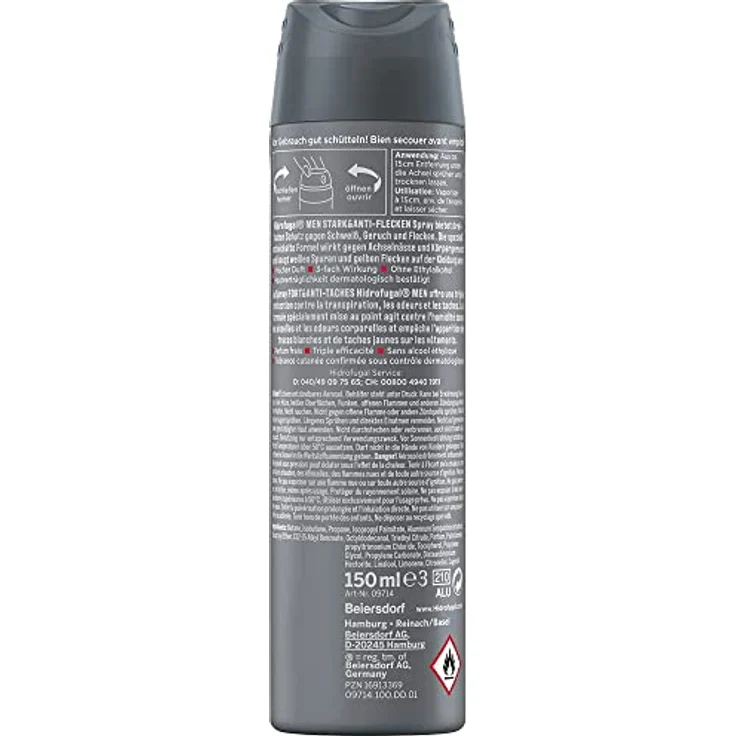 Hidrofugal Men Frisch & Stark Spray, 150 ml – Bild 2