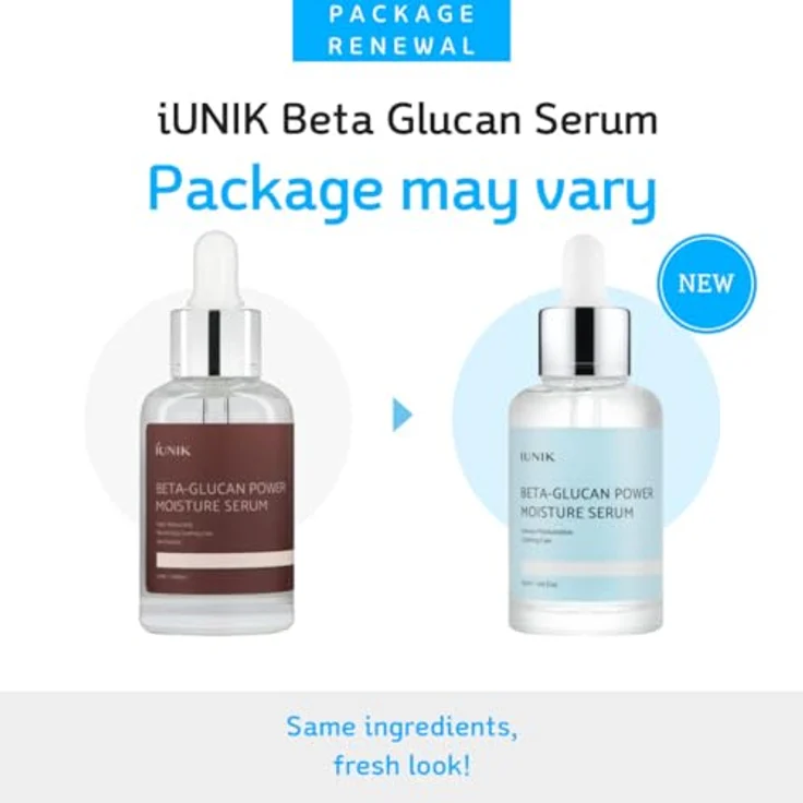 iUnik Beta-Glucan Power Moisture Serum Feuchtigkeitsserum 50 ml mit feuchtigkeitsspendender Wirkung – Bild 2