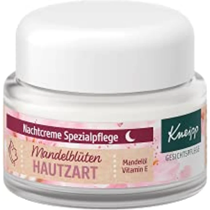 Kneipp Pflege Gesichtspflege Nachtcreme Mandelblüten Hautzart 50 ml Tagespflege für Damen und Herren – Bild 6