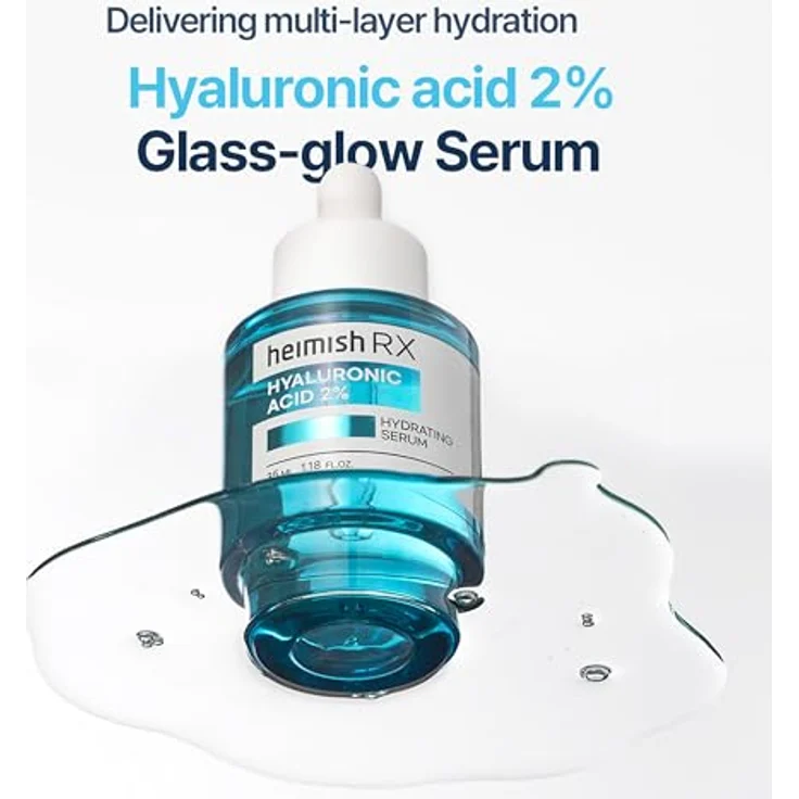 Heimish RX Hyaluronic Acid 2%, feuchtigkeitsspendendes Gesichtsserum mit beruhigender Wirkung, 35 ml – Bild 2