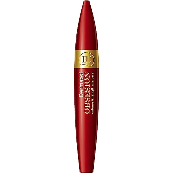 Dermacol Obsesión Volumenmascara, Volume & Length Effekt, Wimperntrennung, Black, 12 ml – Bild 1