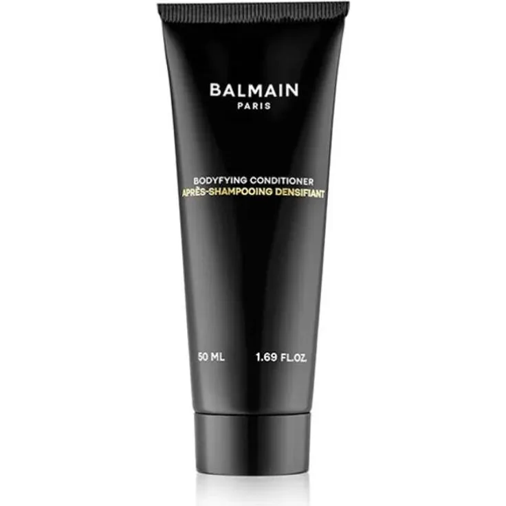 Balmain Bodyfying Conditioner für schütteres Haar, 50ml, mit Keratin und Provitamin B5, holziger Amberduft