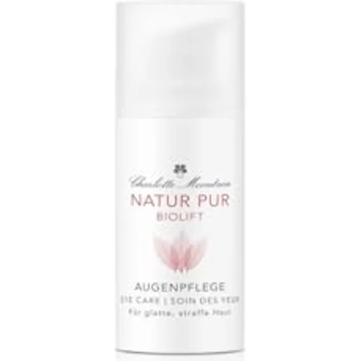 Charlotte Meentzen Natur Pur BIOLIFT Augenpflege, 15 ml, straffend und glättend mit Rotwein- und Rotalgen-Extrakt