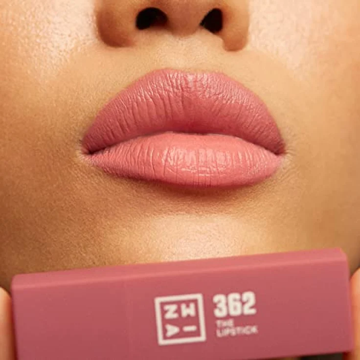3INA The Lipstick Lippenstift, Farbton 362 Pretty Soft Pink, 4,5 g, mit hoher Pigmentierung und cremiger Textur, vegan – Bild 2