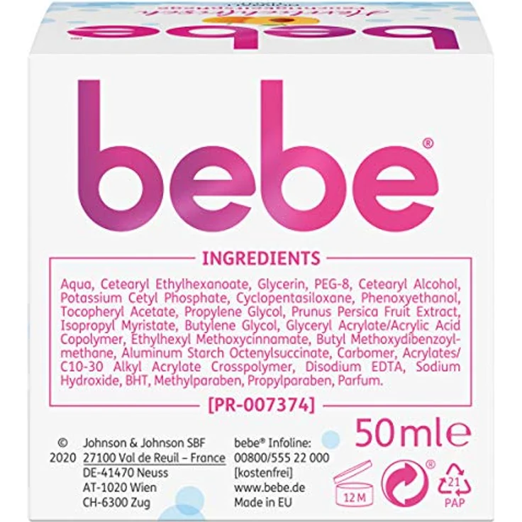 bebe Herrlichfrisch Feuchtigkeitspflege Gesichtscreme 50 ml – Bild 4