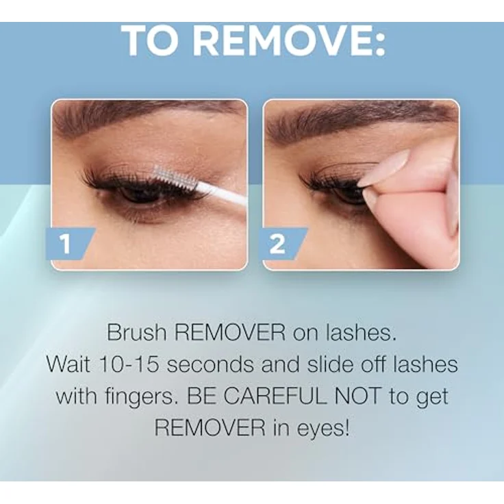 ARDELL Nahtloser Wimpern-Entferner, sanfter Wimpernverlängerungsentferner mit Bürstenapplikator, 0,18 oz flüssig – Bild 5