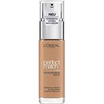L'Oréal Paris Make up, Flüssige Foundation mit Hyaluron und Aloe Vera, Perfect Match Make-Up, Nr. 7.D/7.W Golden Amber, 30 ml